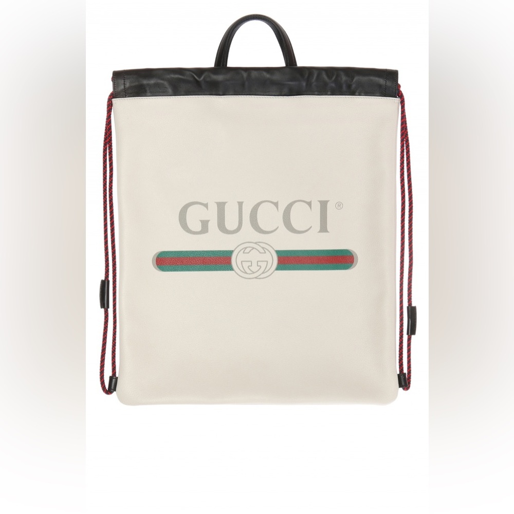 Gucci Print Leather Draw String